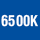 6500K