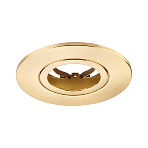 Saxby ShieldONE 75 Bezel Tilt - Satin Brass