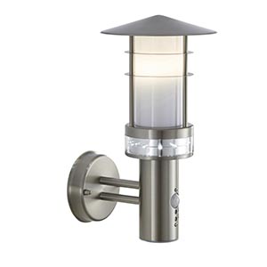 Pagoda PIR 1lt wall IP44 9.2W and 0.05W