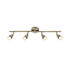 Amalfi 4lt bar antique brass 35W