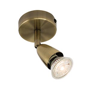 Amalfi 1lt antique brass 7W