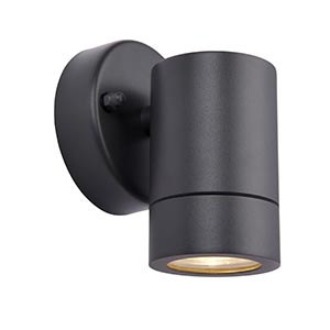 Palin 1lt wall IP44 7W Anthracite Grey