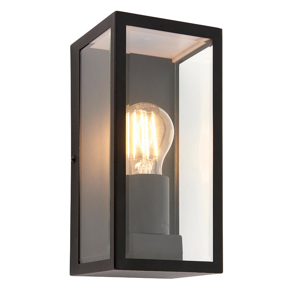 Breton wall Black IP44 28W